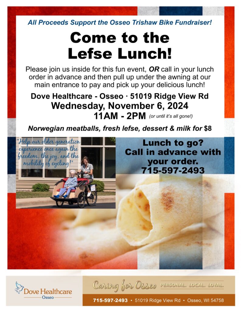 Lefse Lunch Osseo Area Chamber of Commerce